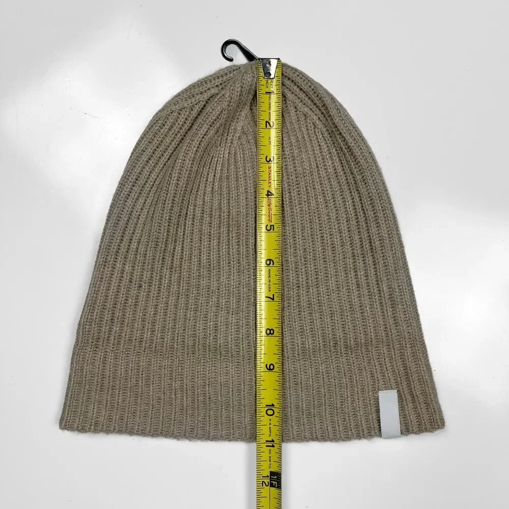 NWT Calvin Klein Cuff Knit Beanie Tan Winter Cuffed Hat OS CKO200196